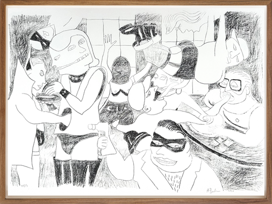 Armin Boehm - A Noxious Berghain Orgy (2026) | Limitierte Druckgraphik