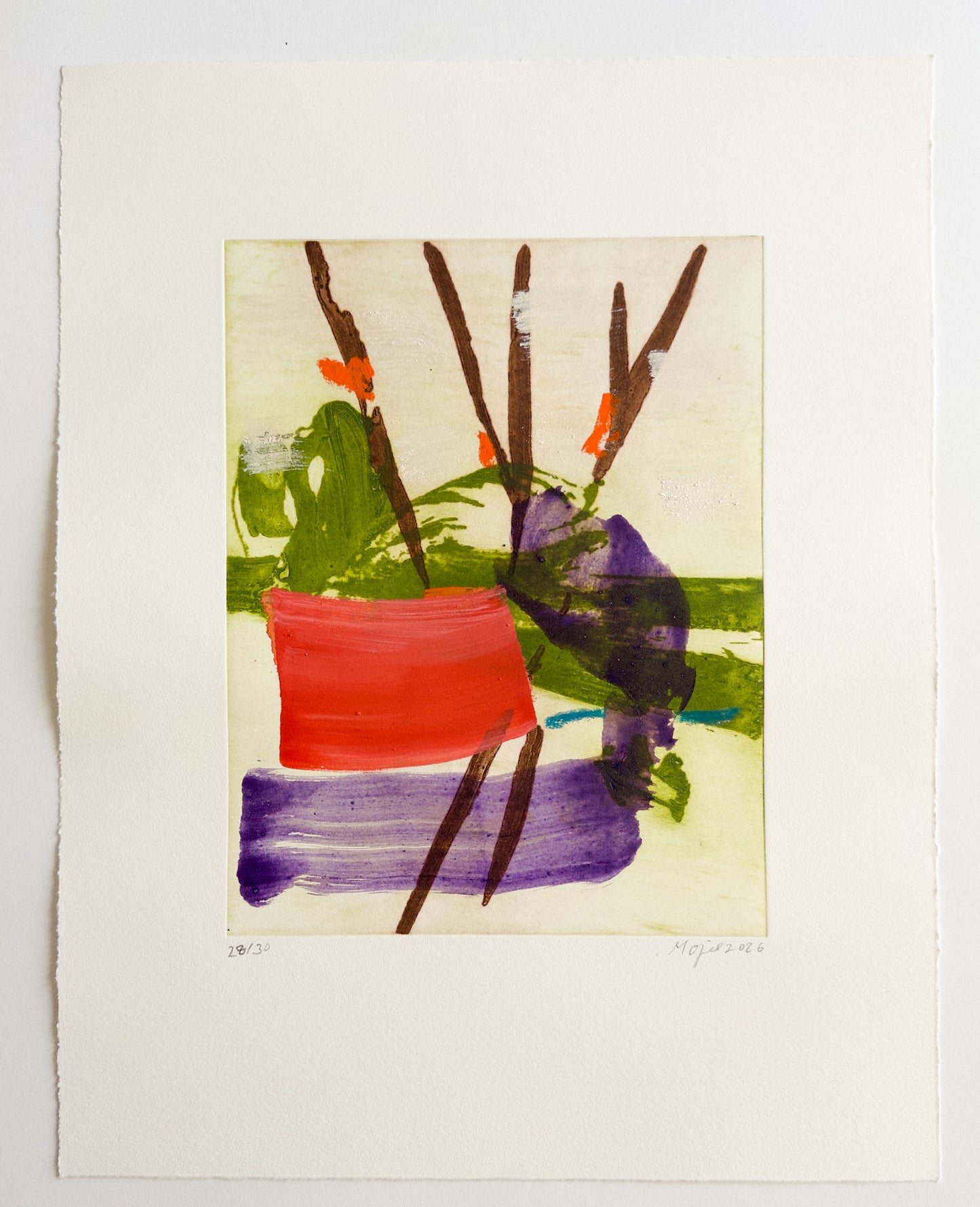 Mojé Assefjah – Where My Grandmother’s Roses Bloom (2026) | Hand-painted print