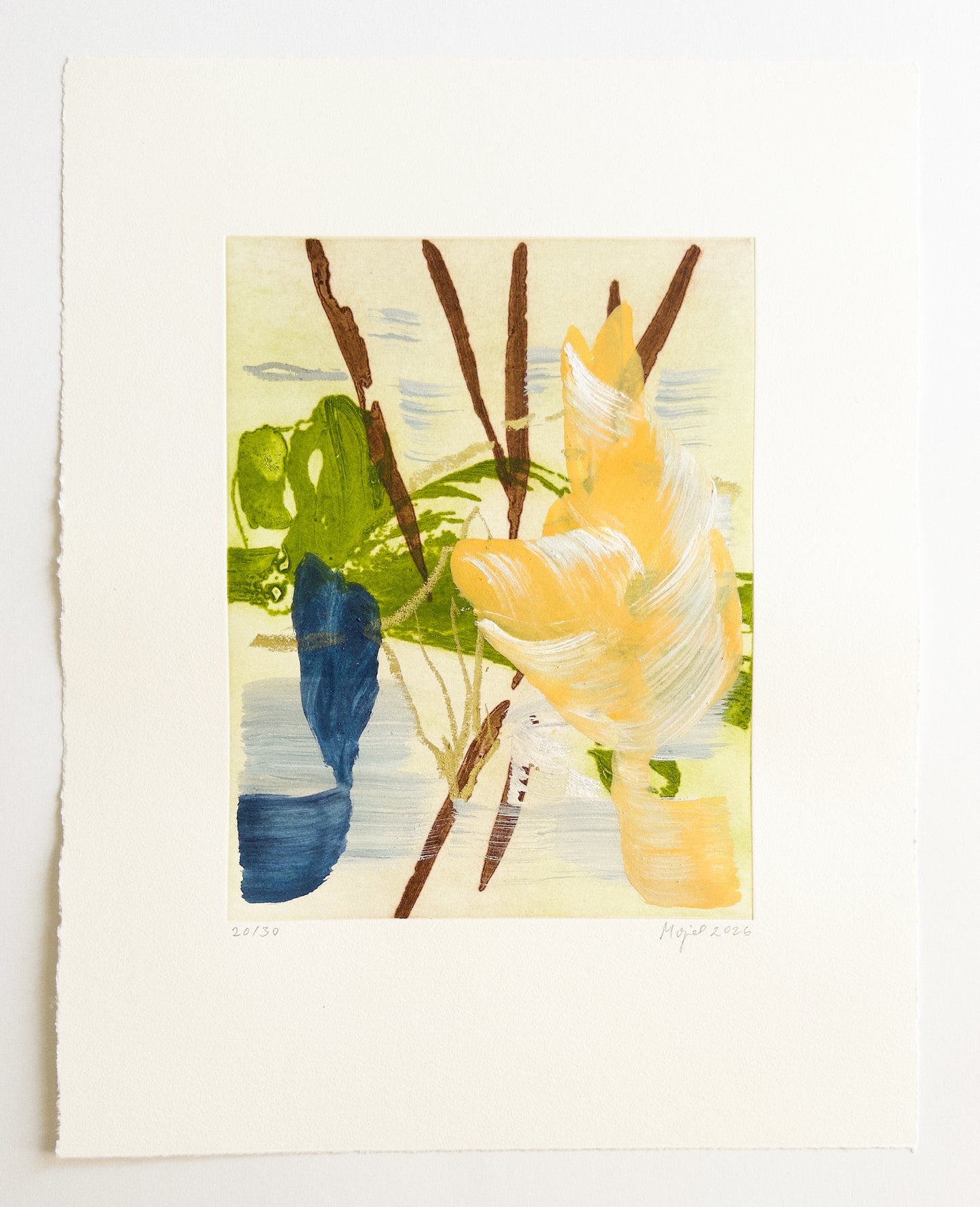 Mojé Assefjah – Where My Grandmother’s Roses Bloom (2026) | Hand-painted print