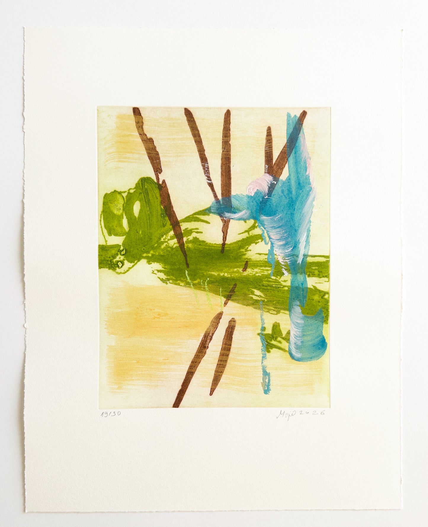 Mojé Assefjah – Where My Grandmother’s Roses Bloom (2026) | Hand-painted print