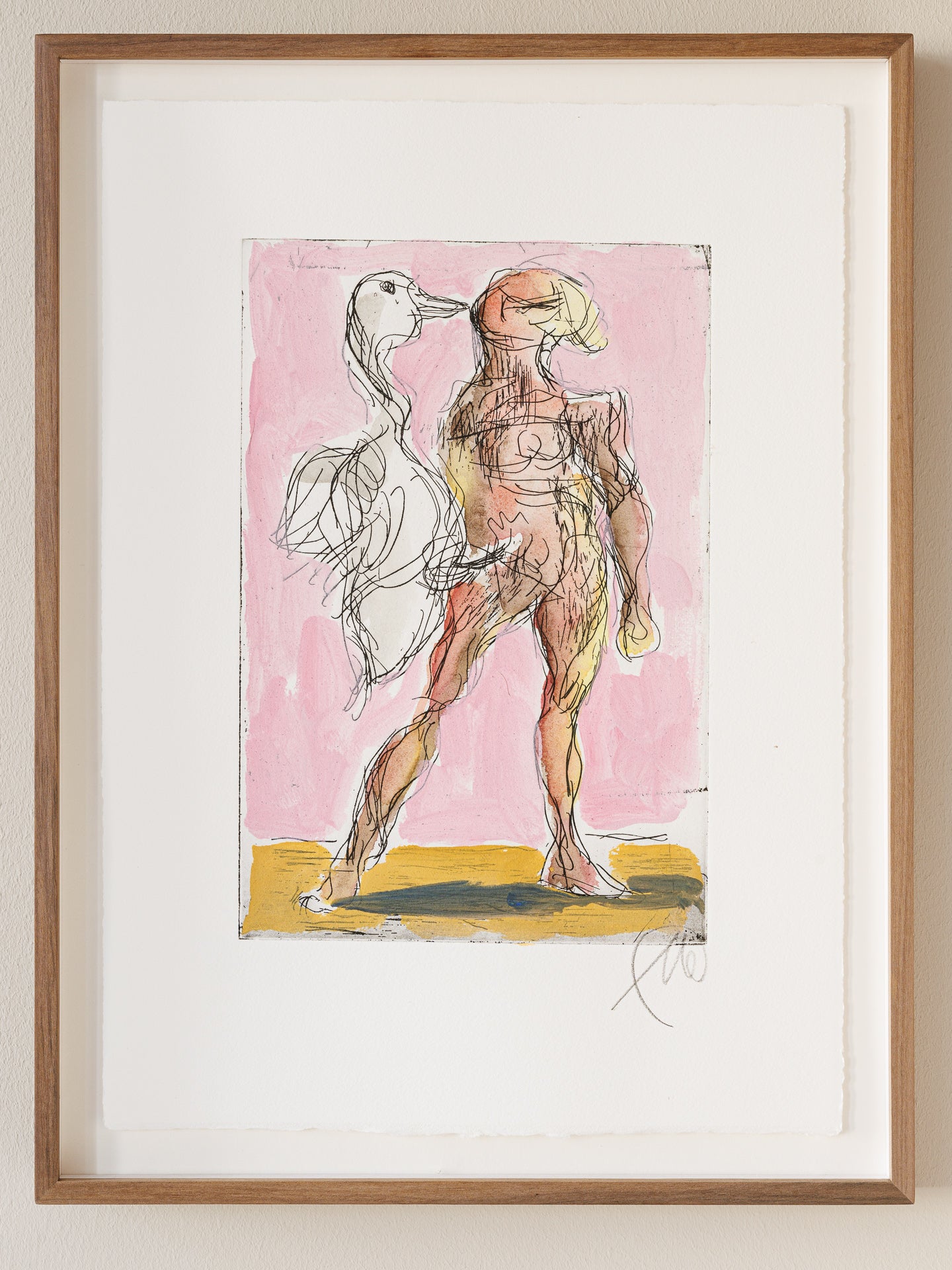 Markus Lüpertz – Leda (2025) I (Unikat II)