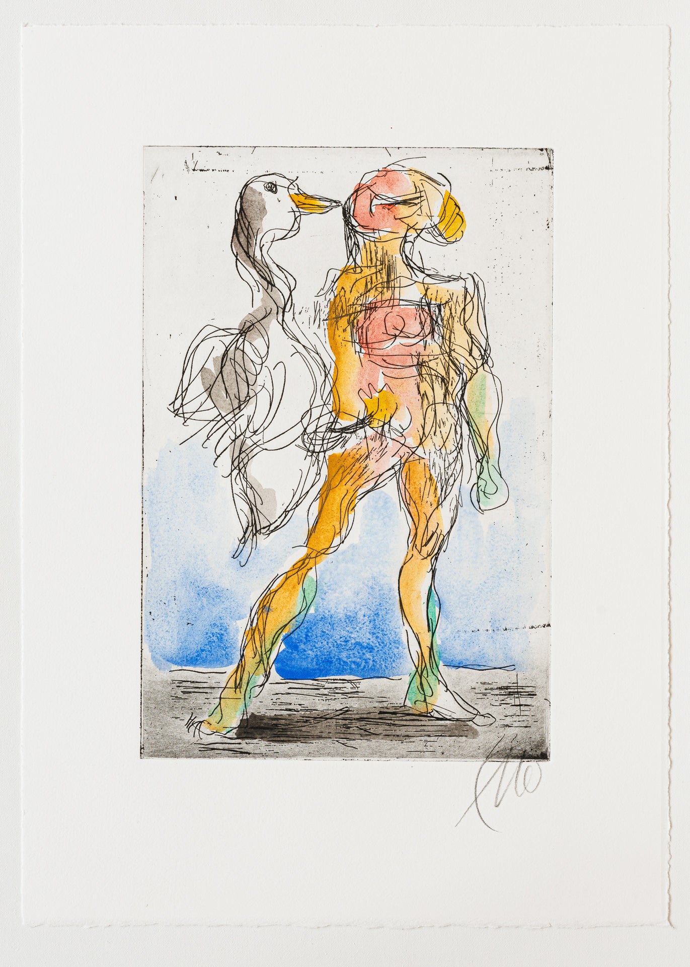 Markus Lüpertz – Leda (2025) I (Unikat IV)