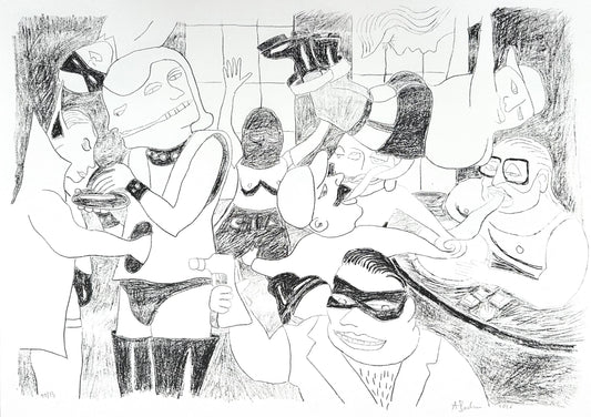 Armin Boehm - A Noxious Berghain Orgy (2026) | Limitierte Druckgraphik