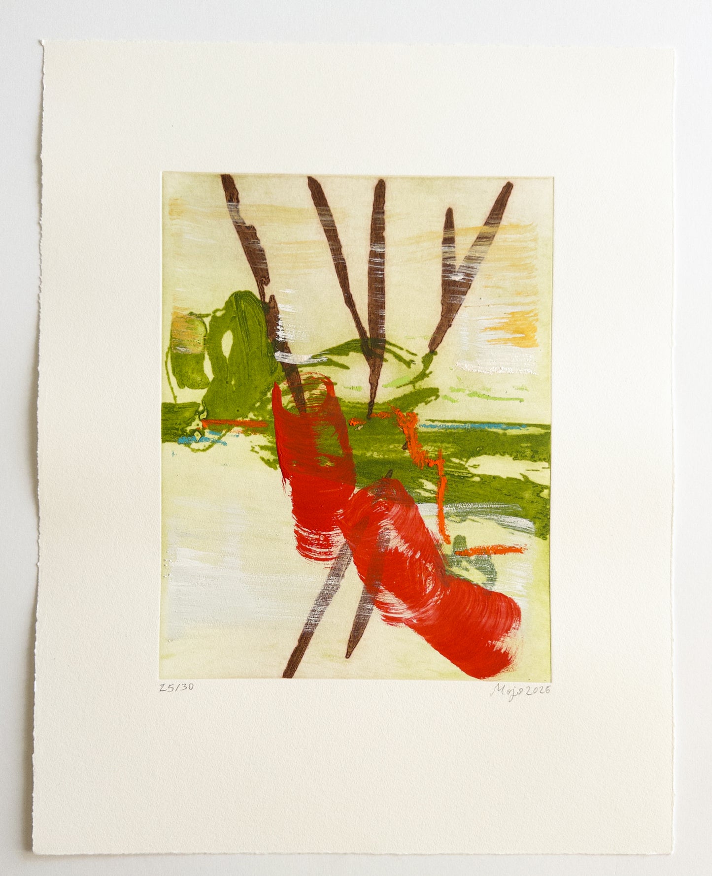 Mojé Assefjah – Where My Grandmother’s Roses Bloom (2026) | Hand-painted Print