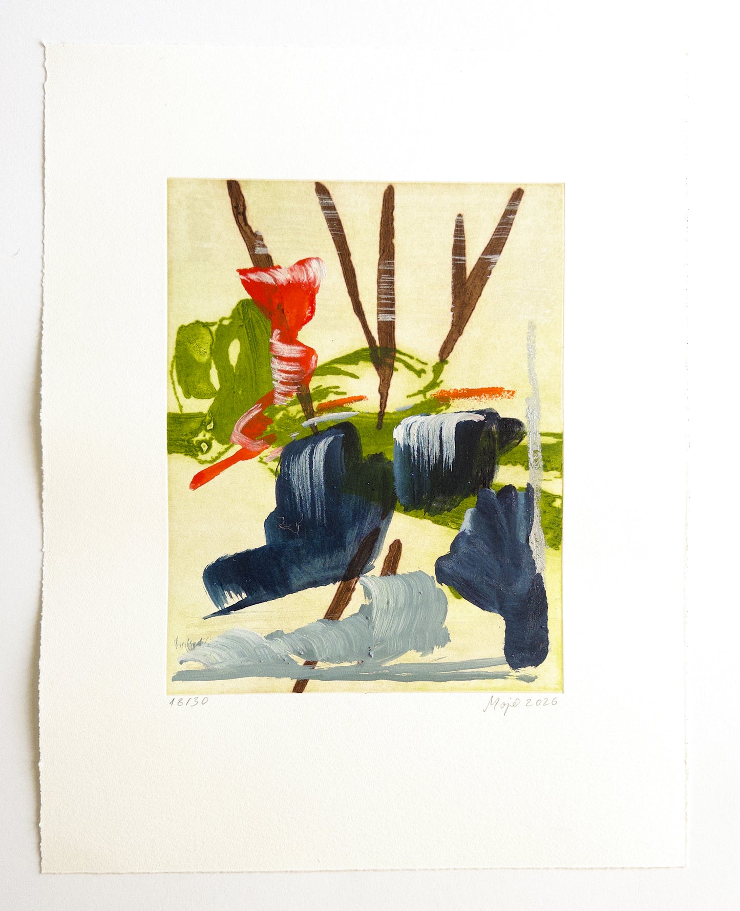 Mojé Assefjah – Where My Grandmother’s Roses Bloom (2026) | Hand-painted Print