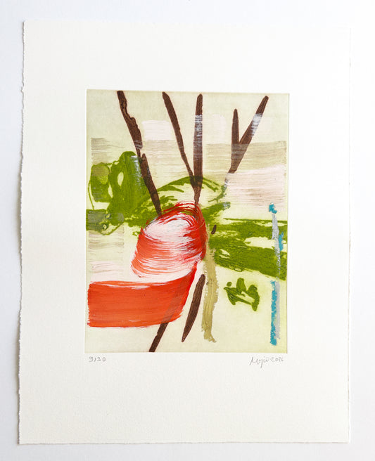 Mojé Assefjah – Where My Grandmother’s Roses Bloom (2026) | Hand-painted print