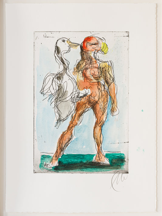 Markus Lüpertz – Leda (2025) I (Unikat IX)