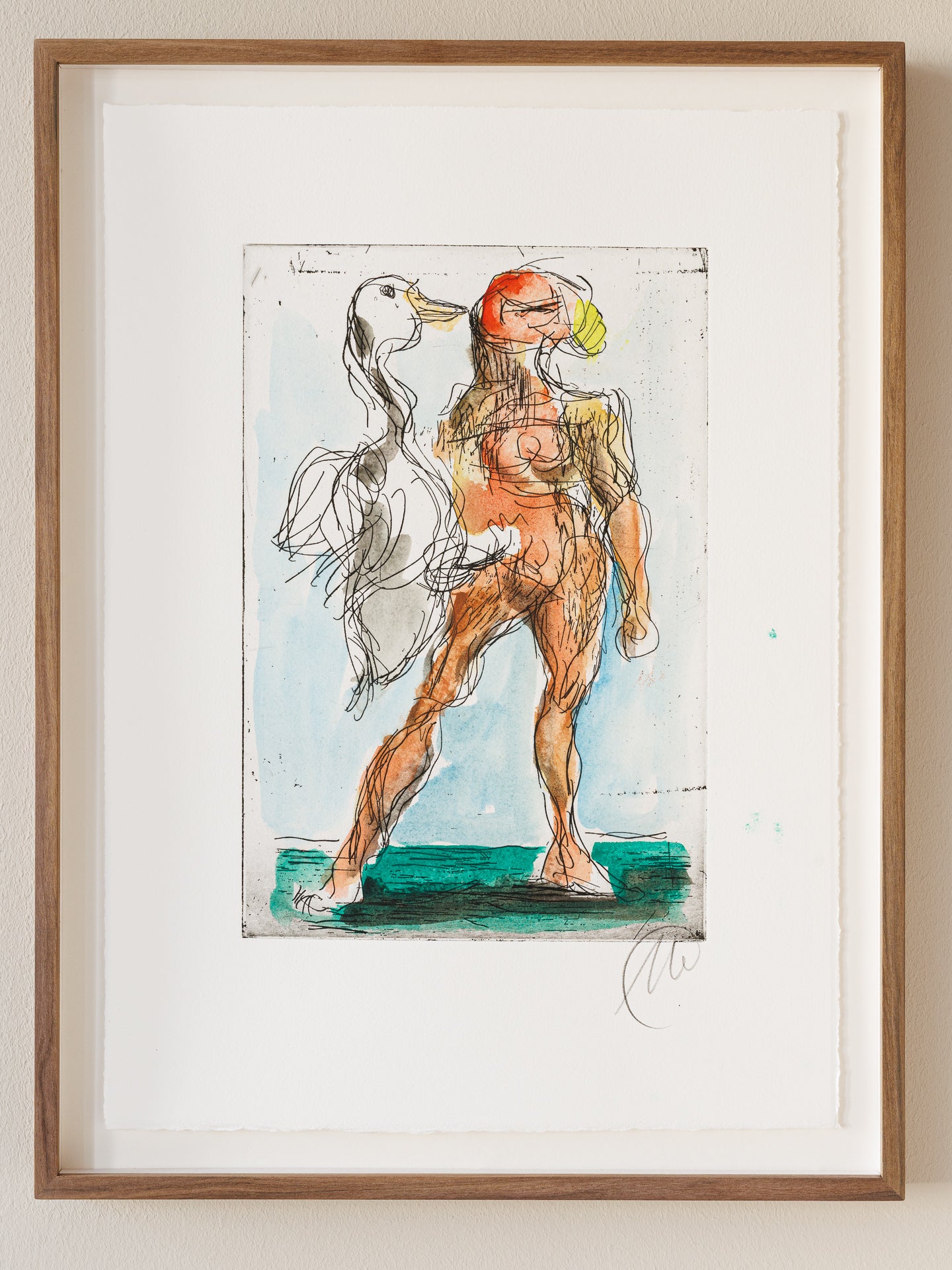 Markus Lüpertz – Leda (2025) I (Unikat IX)