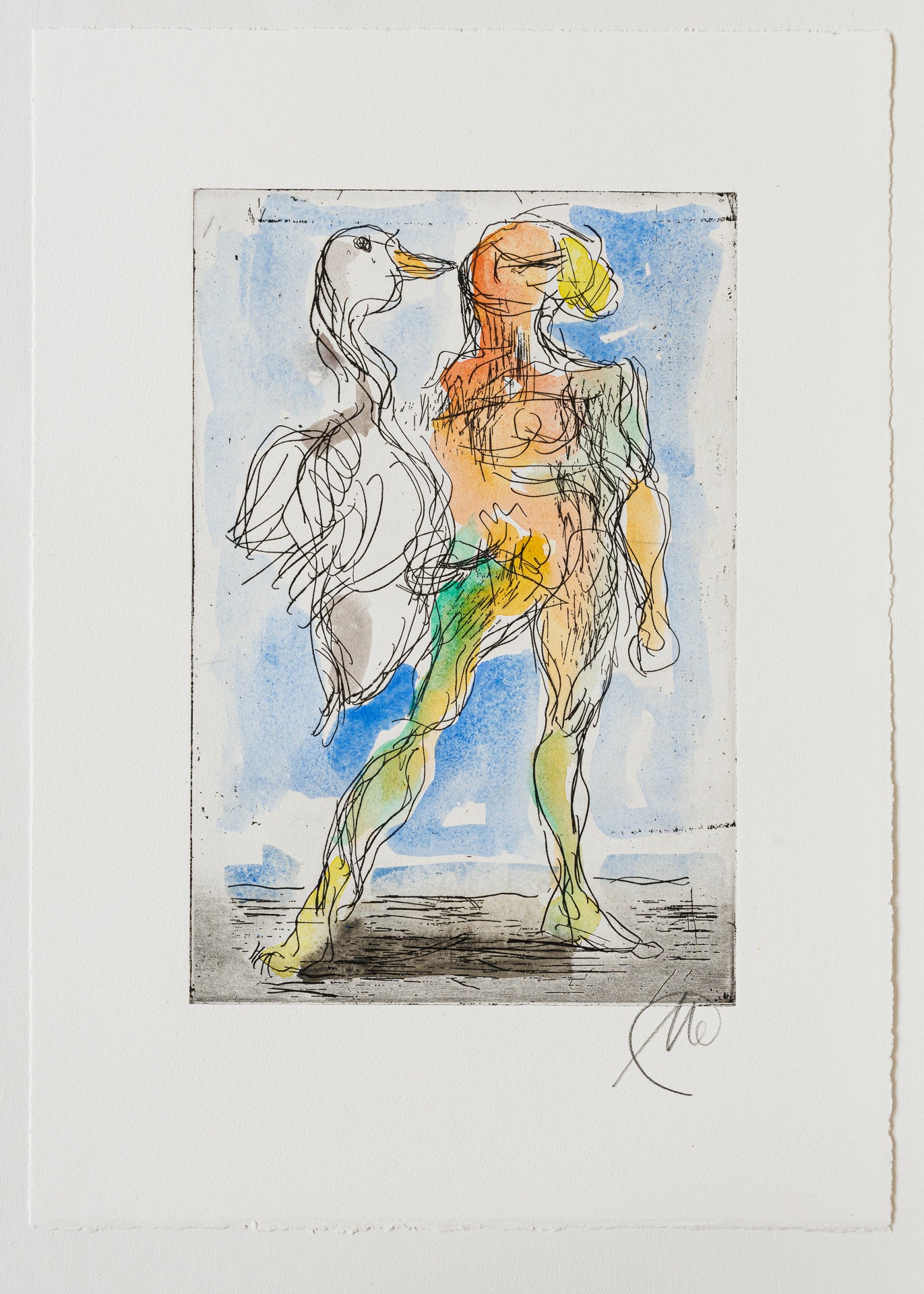 Markus Lüpertz – Leda (2025) I (Unikat V)