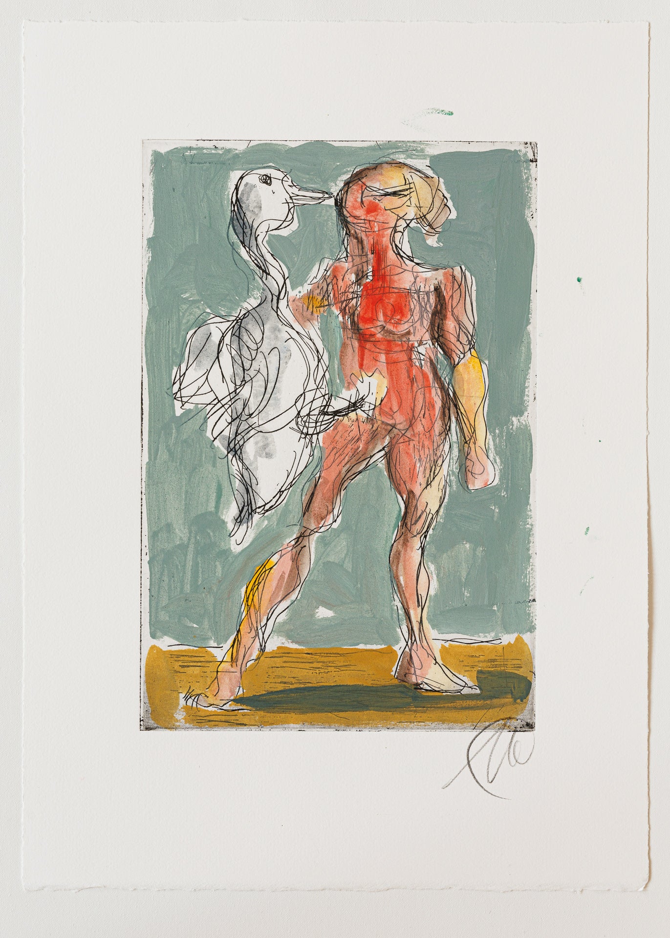 Markus Lüpertz – Leda (2025) I (Unikat VII)