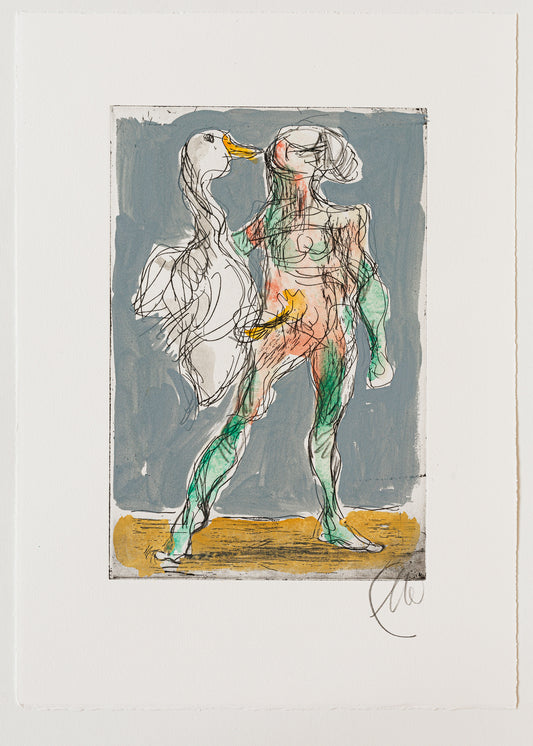 Markus Lüpertz – Leda (2025) I (Unikat X)