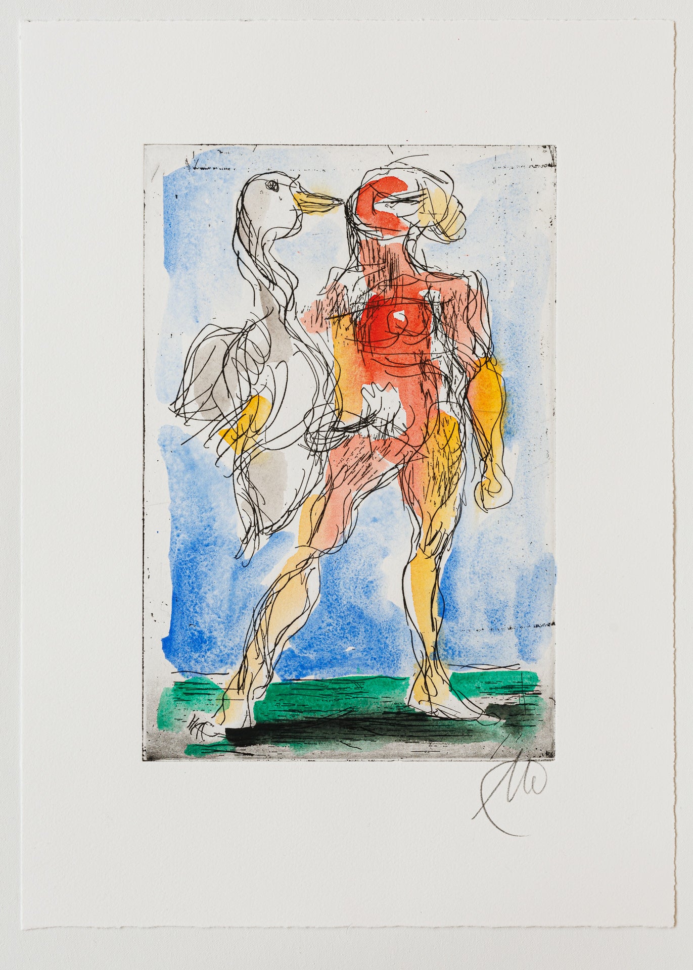 Markus Lüpertz – Leda (2025) I (Unikat I)