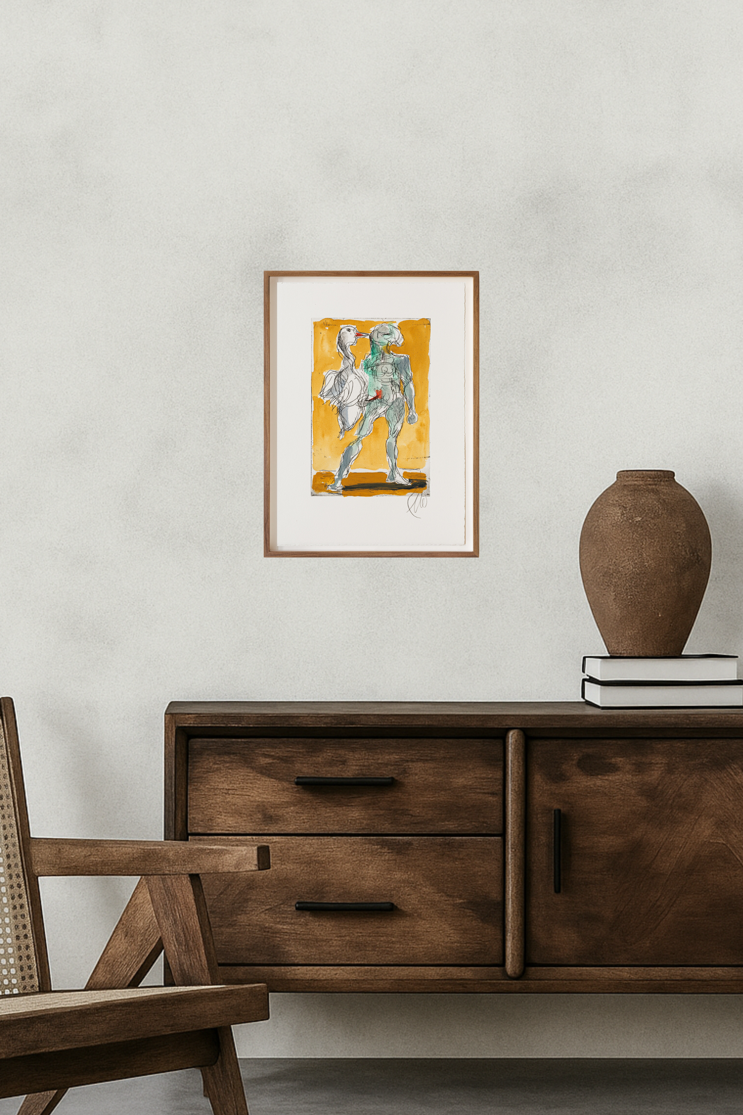 Markus Lüpertz – Leda (2025) I (Unikat VIII)