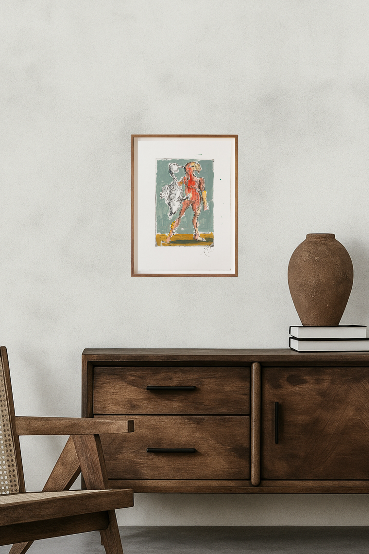 Markus Lüpertz – Leda (2025) I (Unikat VII)