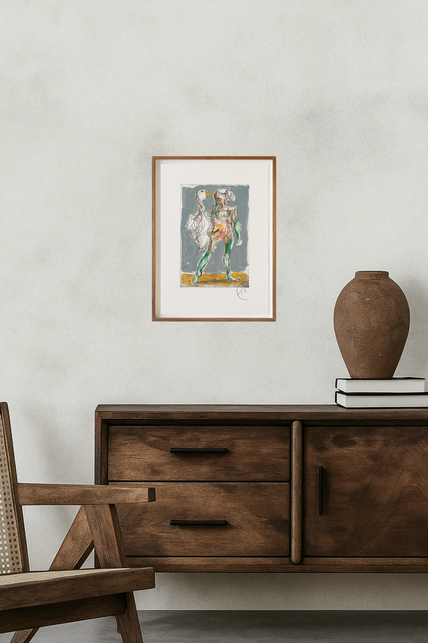 Markus Lüpertz – Leda (2025) I (Unikat X)