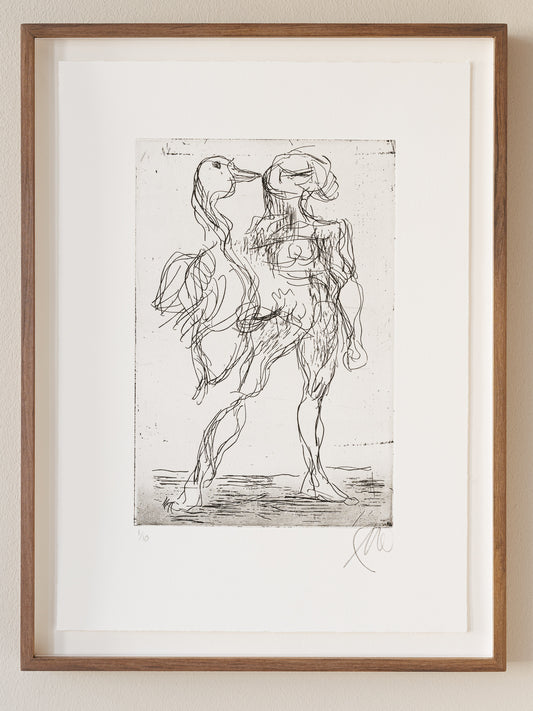 Markus Lüpertz - Leda (2025) | Limitierte Druckgraphik