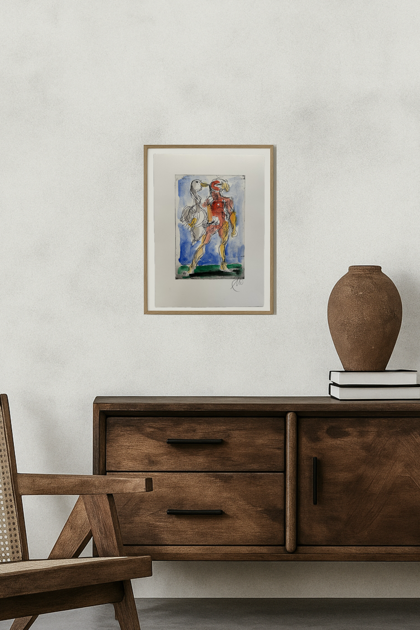 Markus Lüpertz – Leda (2025) I (Unikat I)